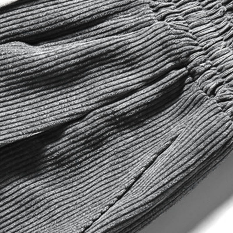 Casual Plain Cotton Bloomer Men's Pants With Pockets - Image 23