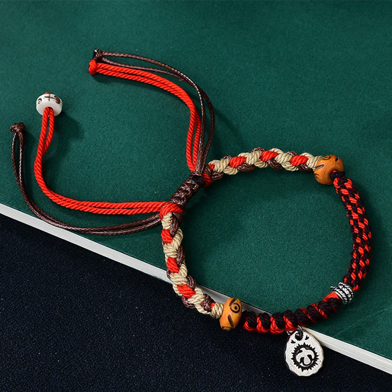 Tibetan Hand-woven Garuda String Luck Bracelet