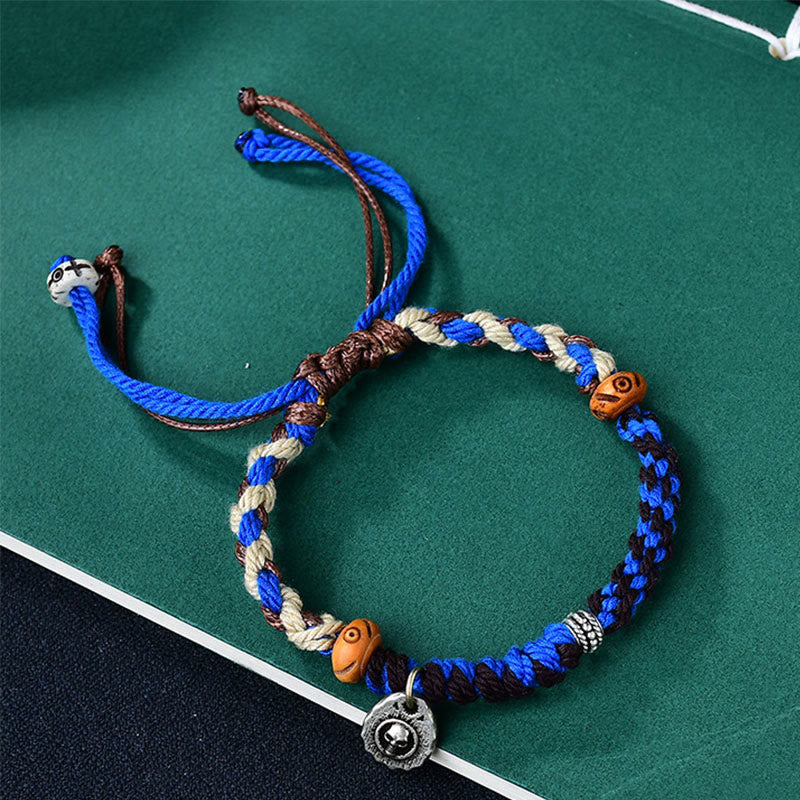 Tibetan Hand-woven Garuda String Luck Bracelet - Image 8