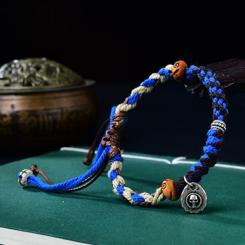 Tibetan Hand-woven Garuda String Luck Bracelet - Image 11