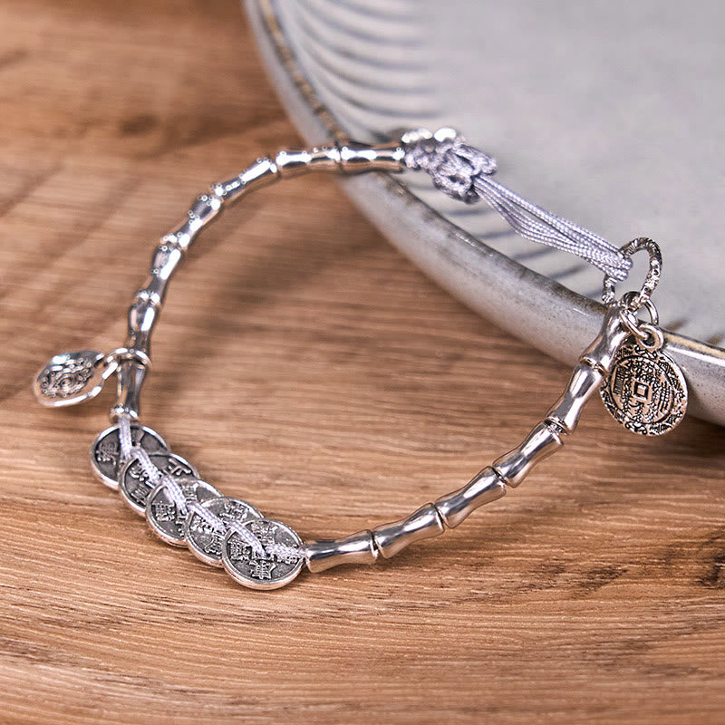 Five Emperor Coins Mountain Ghosts Spend Money Bracelet