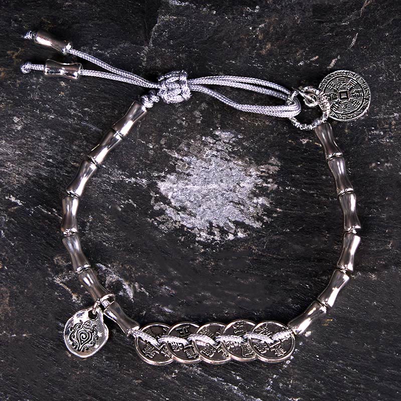 Five Emperor Coins Mountain Ghosts Spend Money Bracelet - Image 8