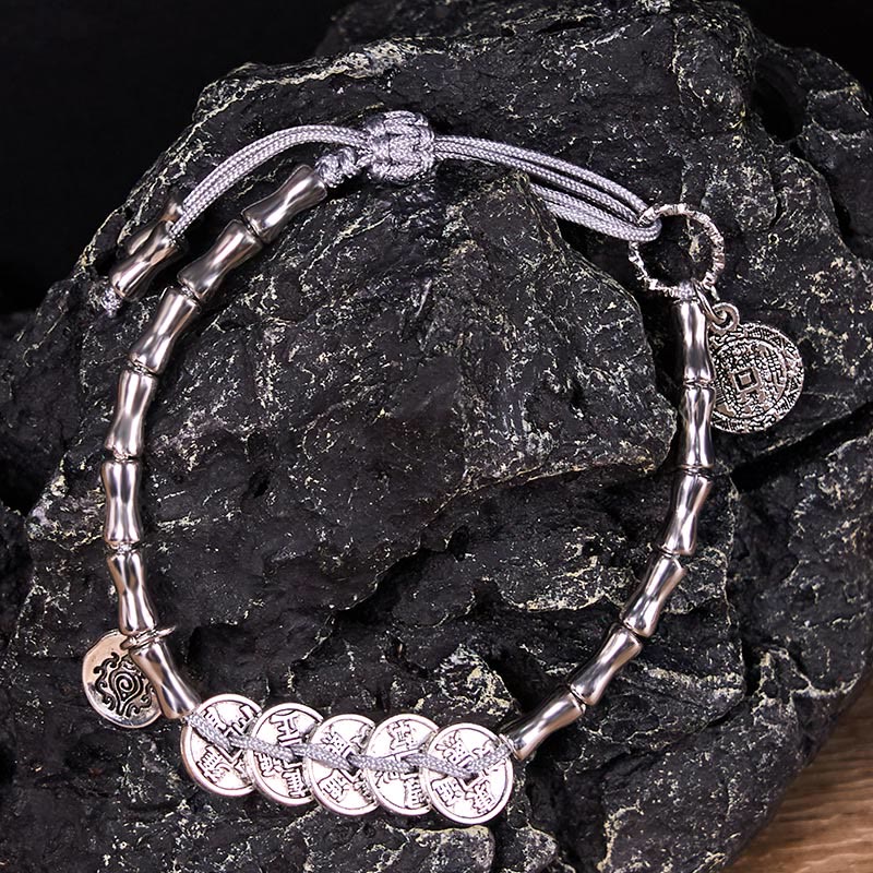 Five Emperor Coins Mountain Ghosts Spend Money Bracelet - Image 3