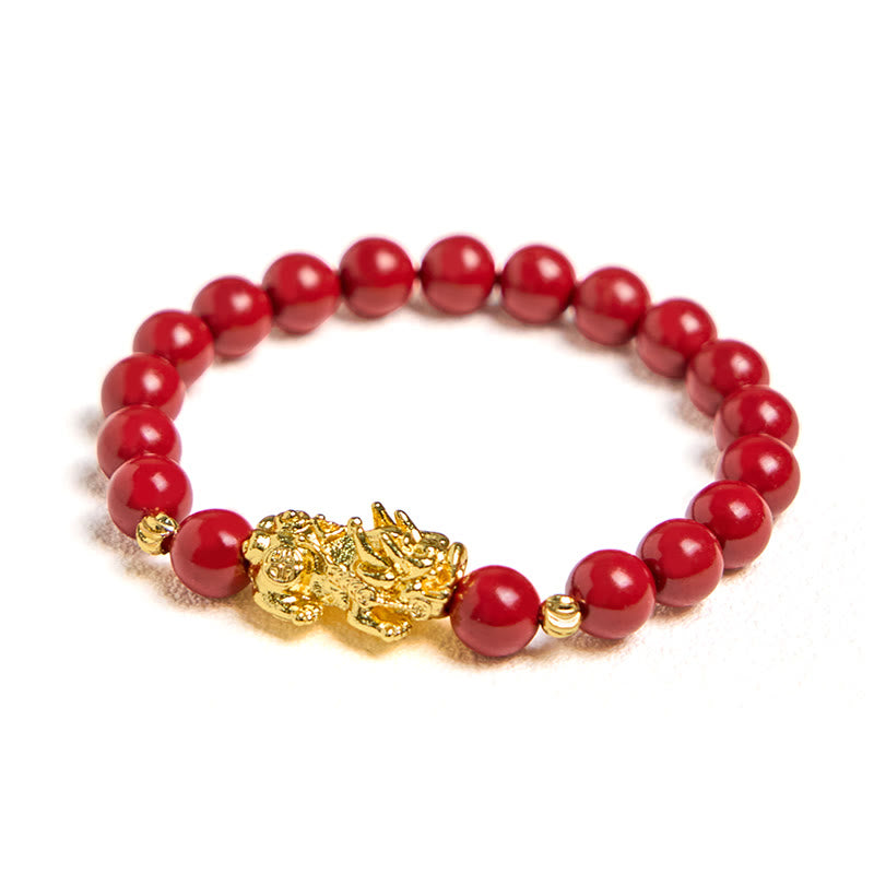 Cinnabar PiXiu Calm Blessing Bracelet - Image 6