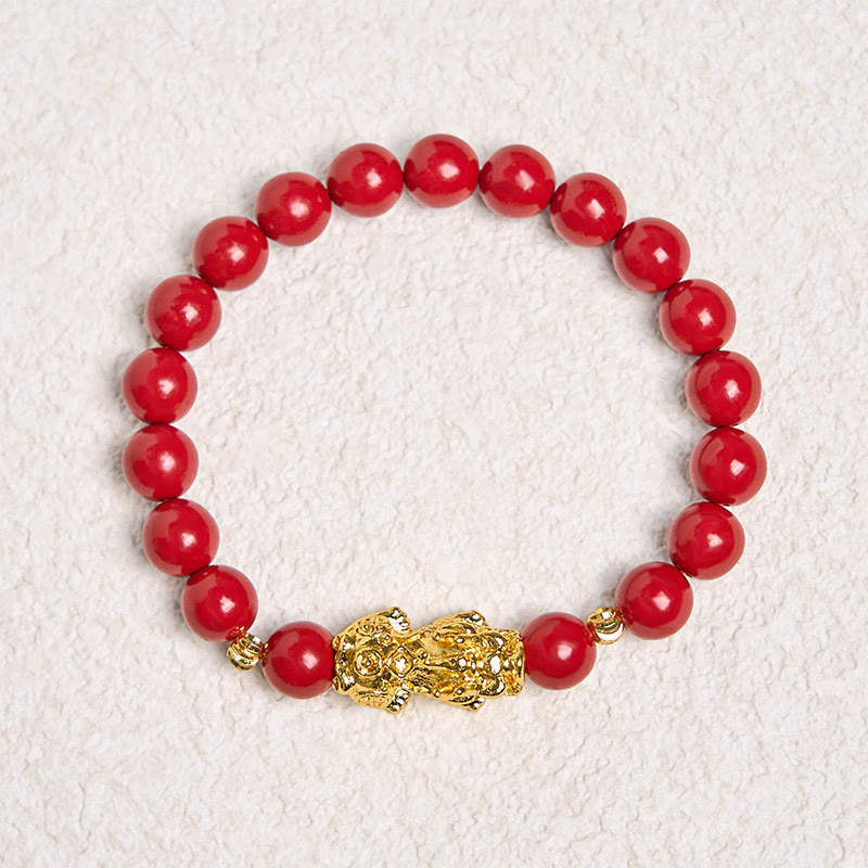 Cinnabar PiXiu Calm Blessing Bracelet - Image 7