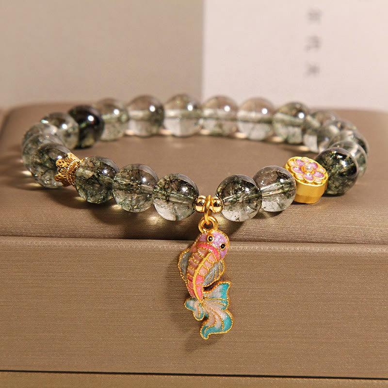 Green Phantom Koi Fish Lucky Bracelet