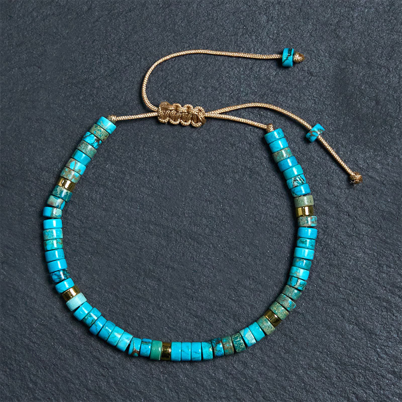 Emperor Stone Happiness Spacer Bead Bracelet