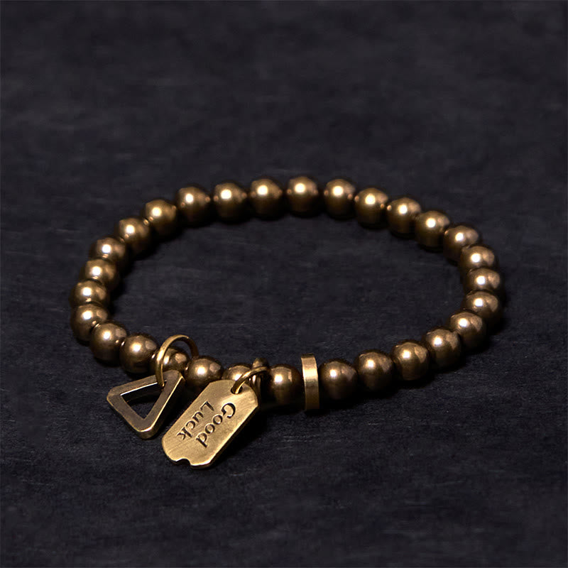 Retro Pure Copper Brass Luck Bracelet