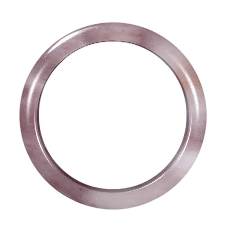 Purple Jade Happiness Protection Bracelet Bangle - Image 10