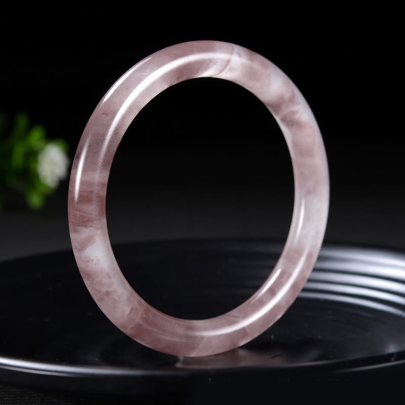 Purple Jade Happiness Protection Bracelet Bangle