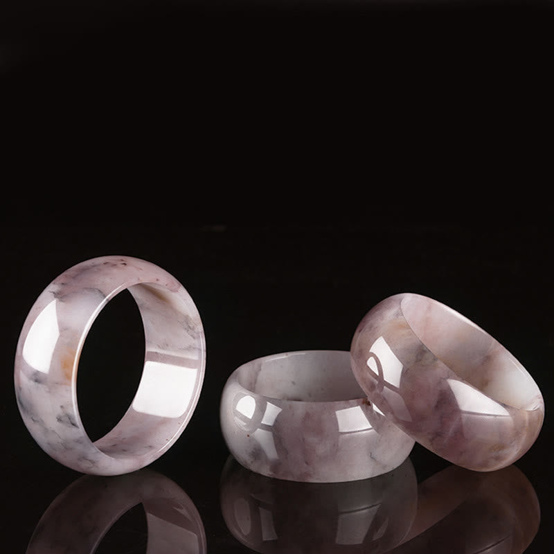 Purple Jade Happiness Protection Bracelet Bangle - Image 15