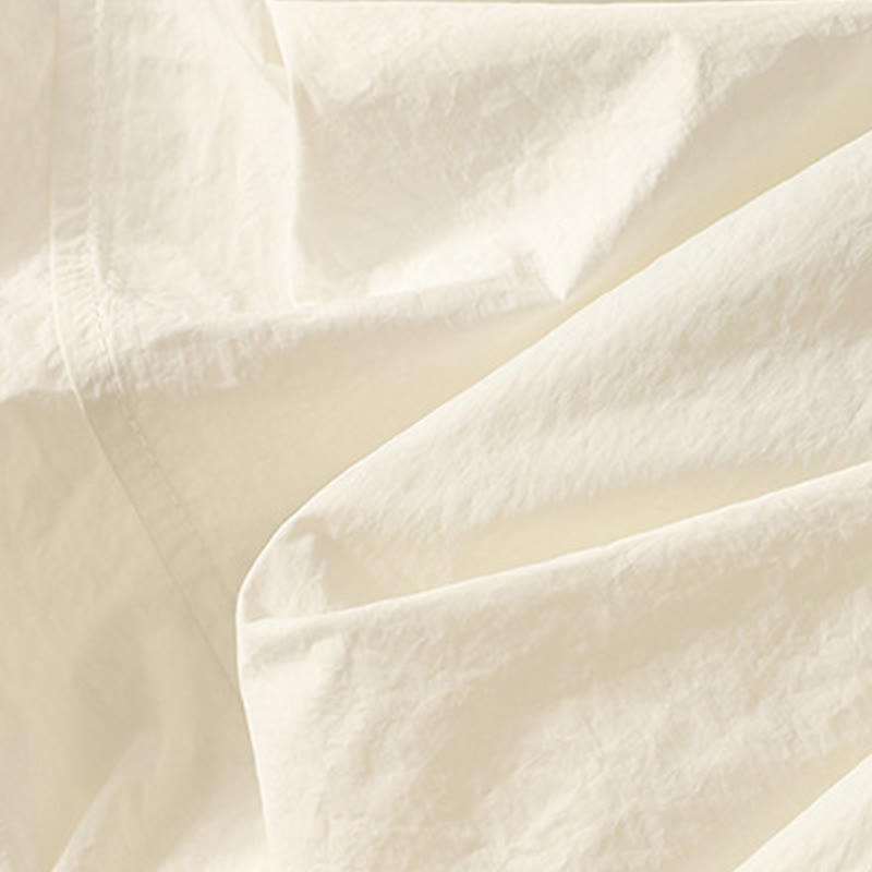 Summer Vintage Plain Drawstring Cuffed Women's Pants With Pockets - Image 13