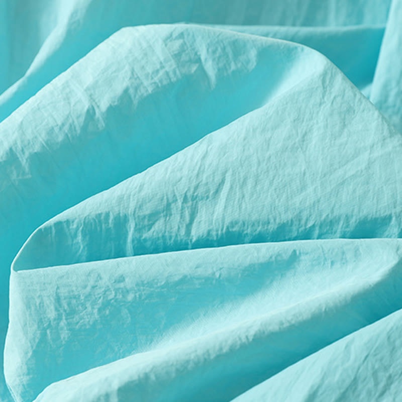 Summer Vintage Plain Drawstring Cuffed Women's Pants With Pockets - Image 25