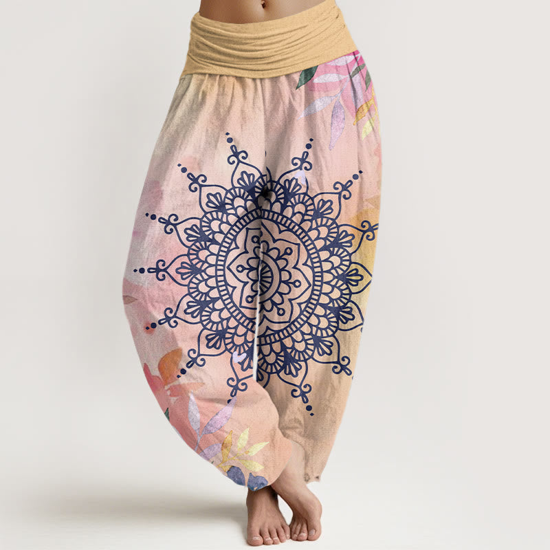 Casual Mandala Pattern Women's Harem Pants
