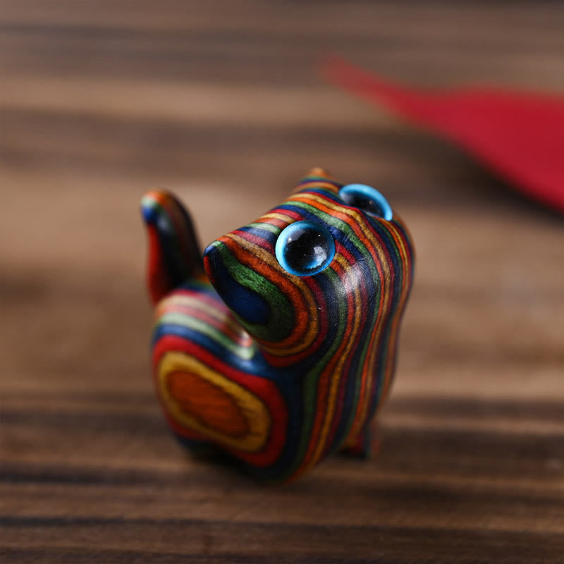 Rainbow Eucalyptus Cute Cat Animals Calm Decoration