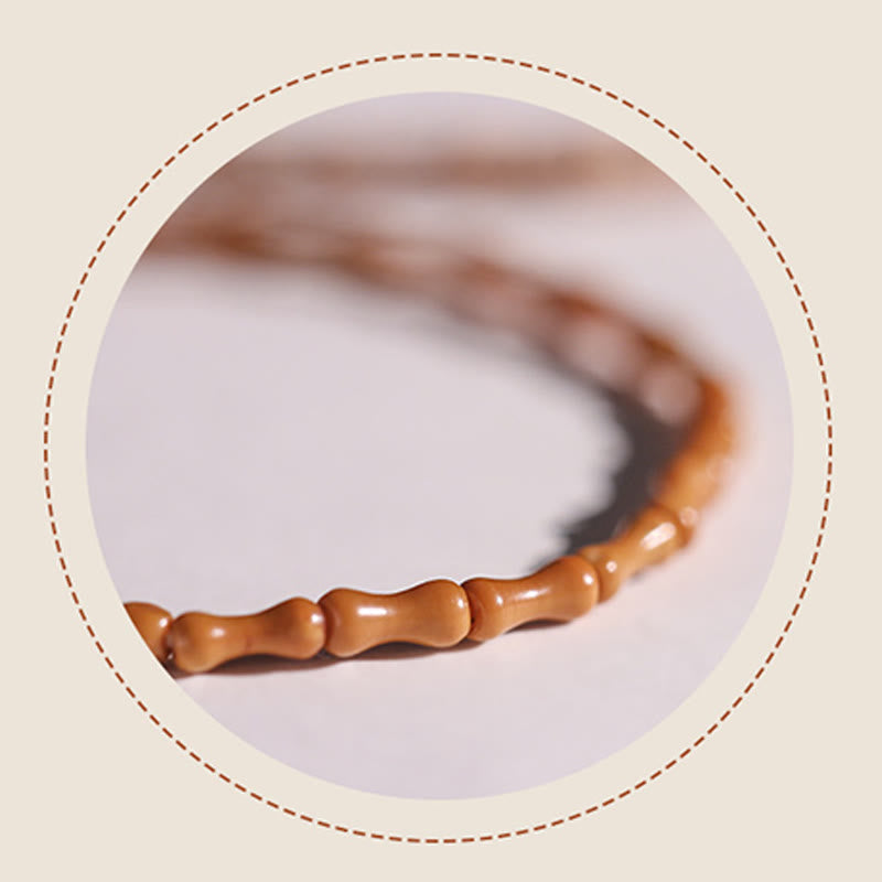 Ultra-fine Olive Pit Peace Bracelet - Image 8