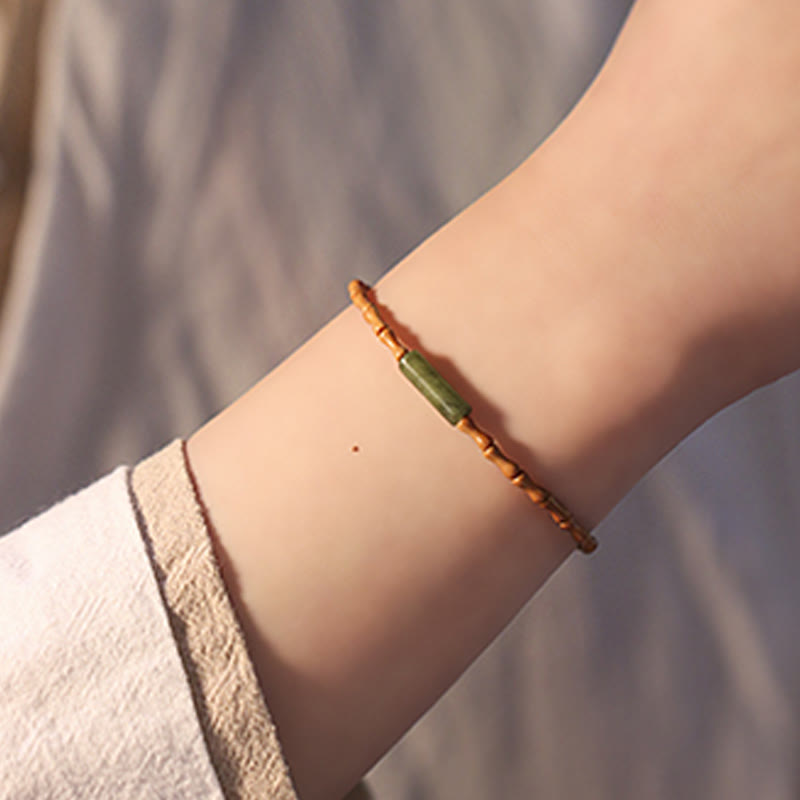 Ultra-fine Olive Pit Peace Bracelet - Image 15