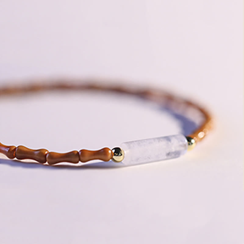 Ultra-fine Olive Pit Peace Bracelet - Image 21