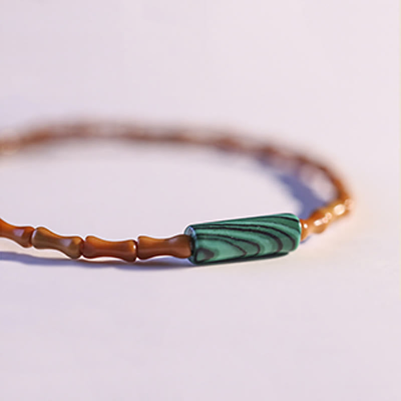 Ultra-fine Olive Pit Peace Bracelet - Image 11