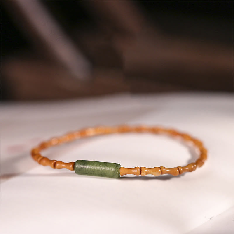 Ultra-fine Olive Pit Peace Bracelet - Image 12