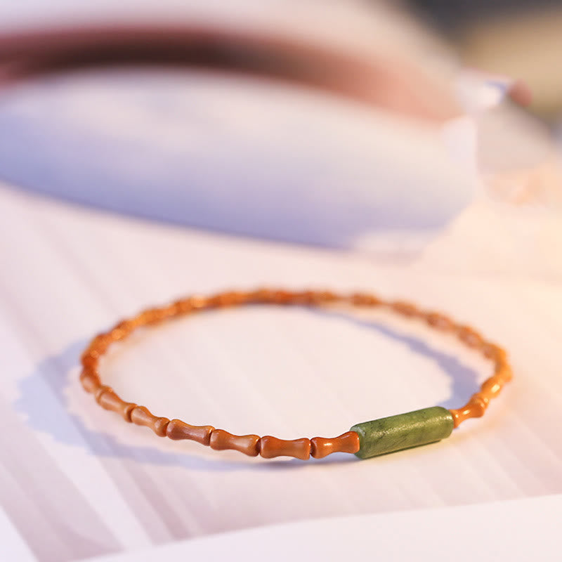 Ultra-fine Olive Pit Peace Bracelet - Image 14