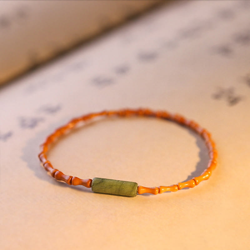 Ultra-fine Olive Pit Peace Bracelet - Image 13
