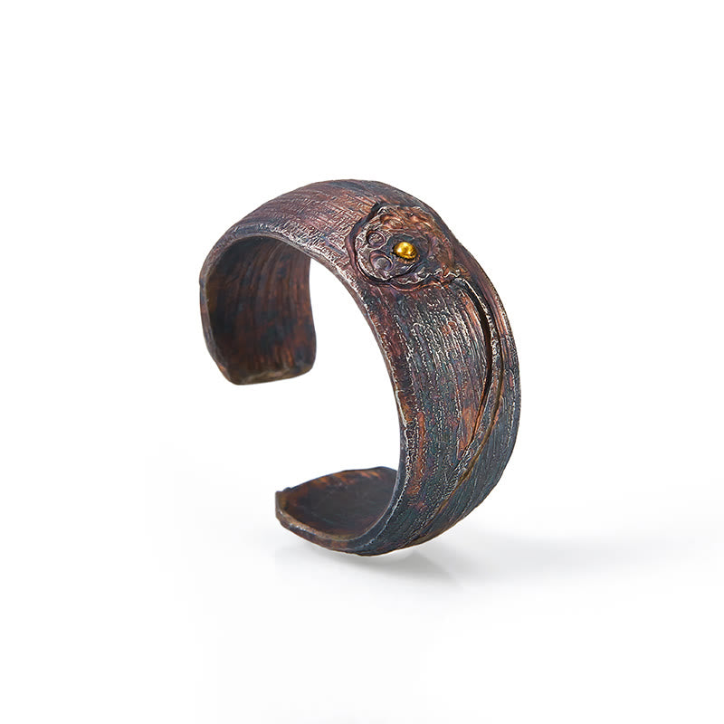 999 Sterling Silver Lotus Balance Ring - Image 3