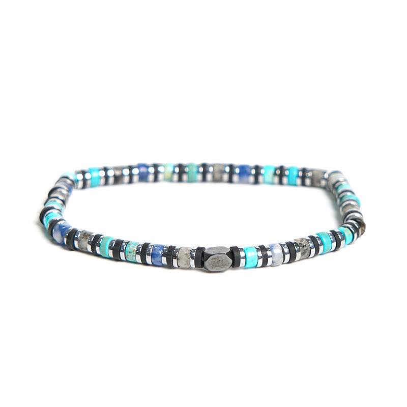 Various Stones Hematite Turquoise Emperor Stone Powerful Support Bracelet