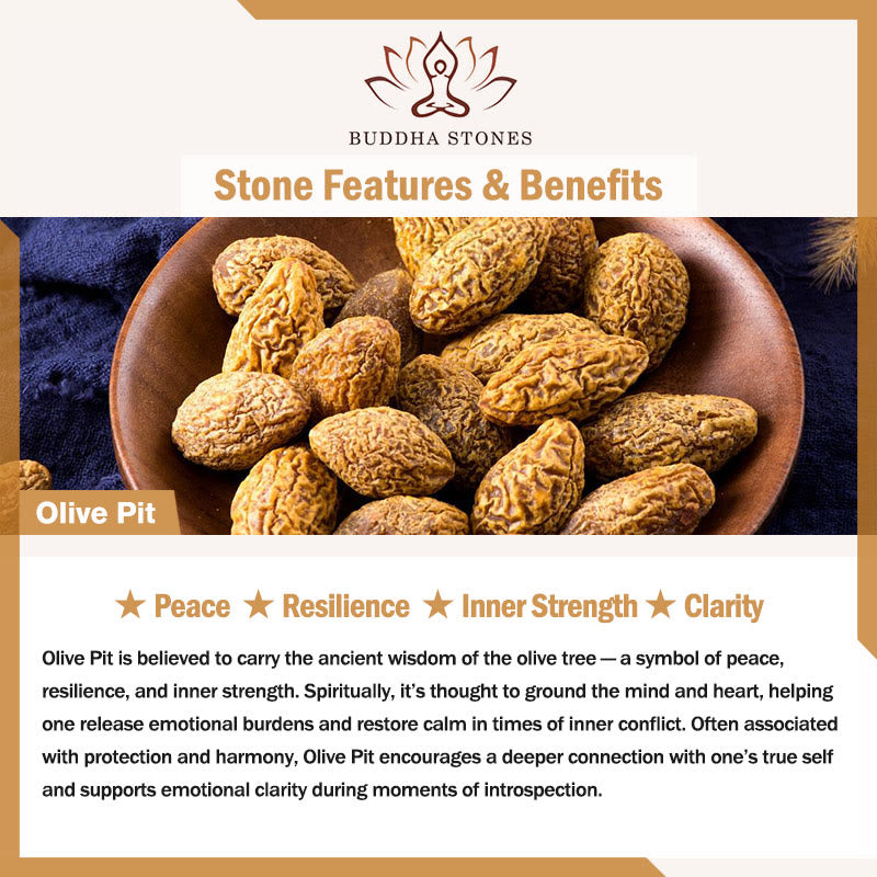 Ultra-fine Olive Pit Peace Bracelet - Image 6