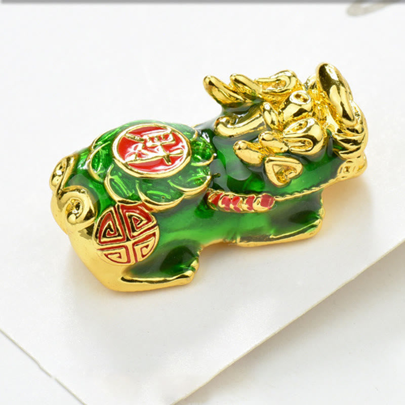 Fengshui Copper Pixiu Rainbow Obsidian Beads Wealth Bracelet - Image 17