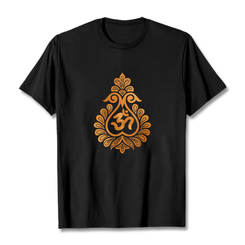 Gourd OM Symbol Design Tee T-shirt - Image 5