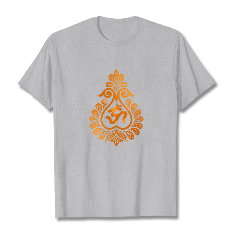 Gourd OM Symbol Design Tee T-shirt - Image 20