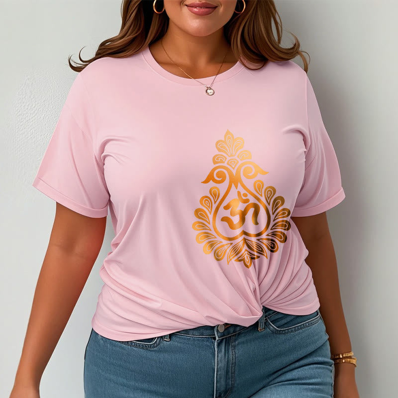 Gourd OM Symbol Design Tee T-shirt - Image 17