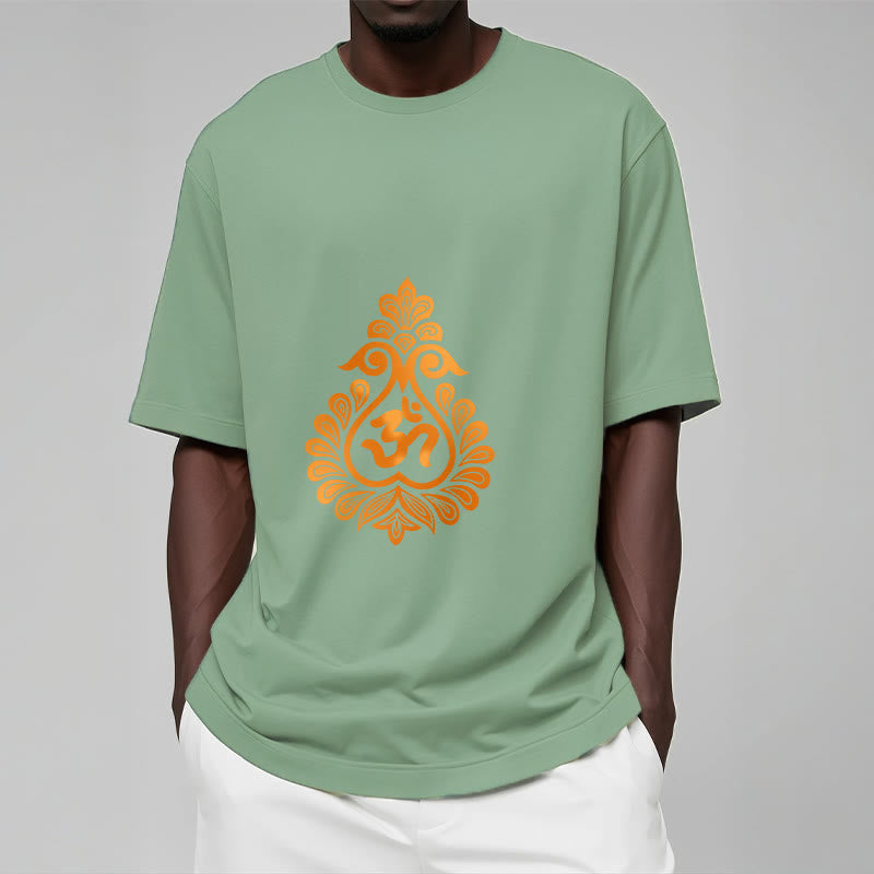 Gourd OM Symbol Design Tee T-shirt - Image 19