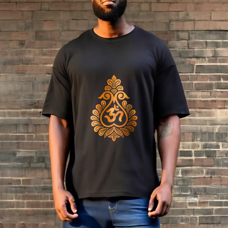 Gourd OM Symbol Design Tee T-shirt - Image 7