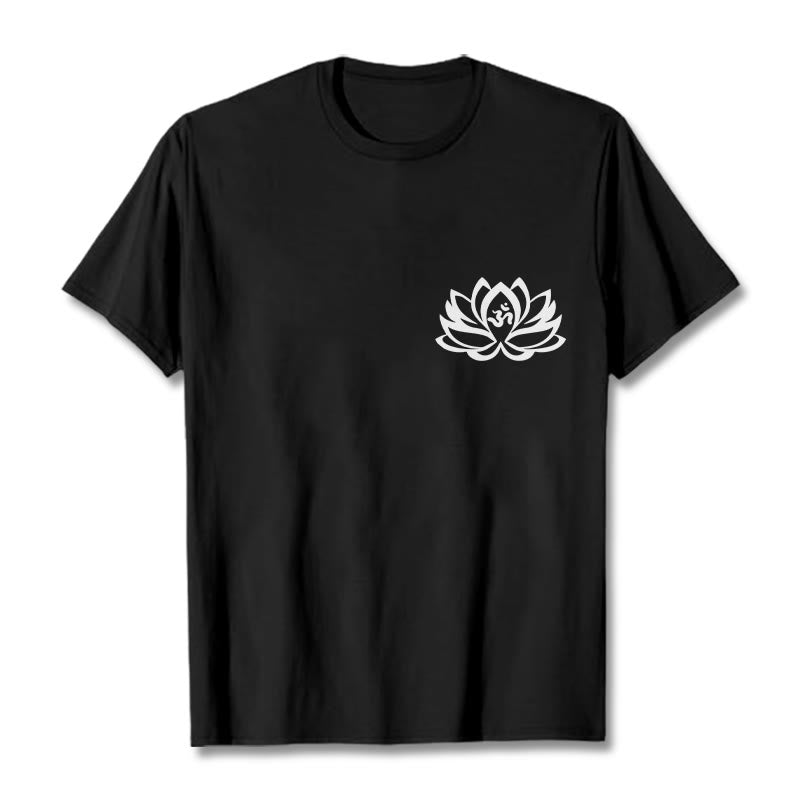 Lotus Flower OM Symbol Design Tee T-shirt
