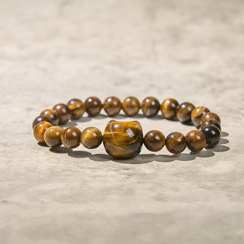 Cute Cat Tiger Eye Power Beads Bracelet - Image 5
