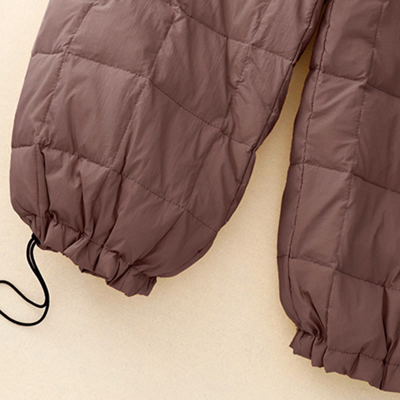 Winter Drawstring Leg Opening Design Women's Cotton Pants With Pockets - Image 14