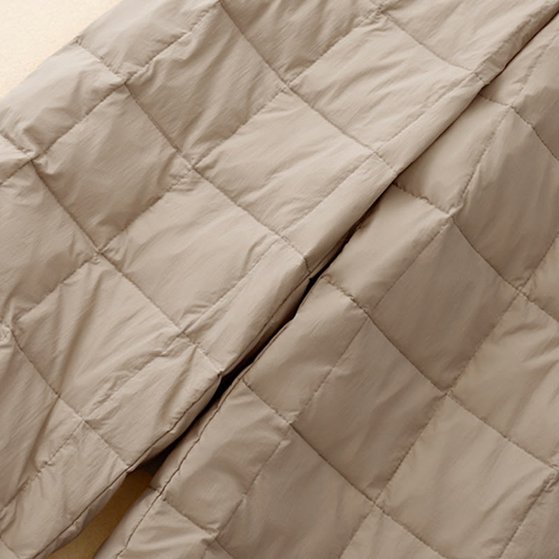 Winter Drawstring Leg Opening Design Women's Cotton Pants With Pockets - Image 6