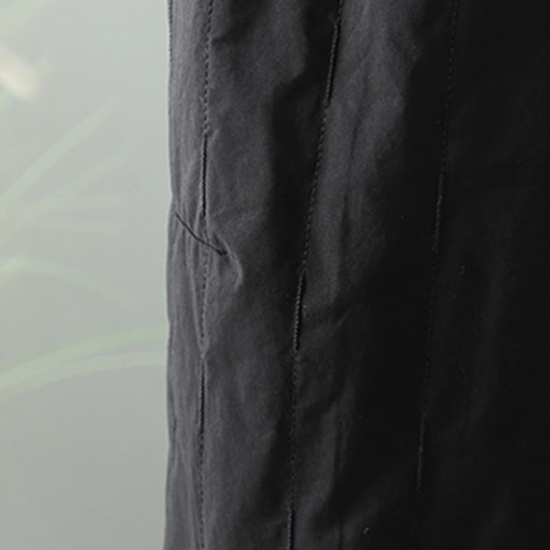 Winter Plain Women's Harem Cotton Ankle-Length Pants With Pockets - Image 5