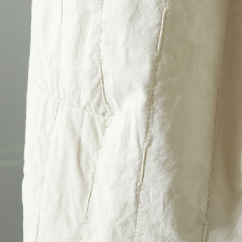 Winter Plain Women's Harem Cotton Ankle-Length Pants With Pockets - Image 16