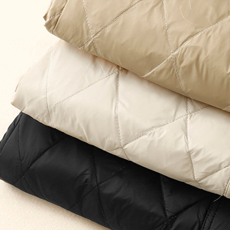 Casual High Waist Drawstring Design Women's Wide Leg Cotton Pants With Pockets - Image 18