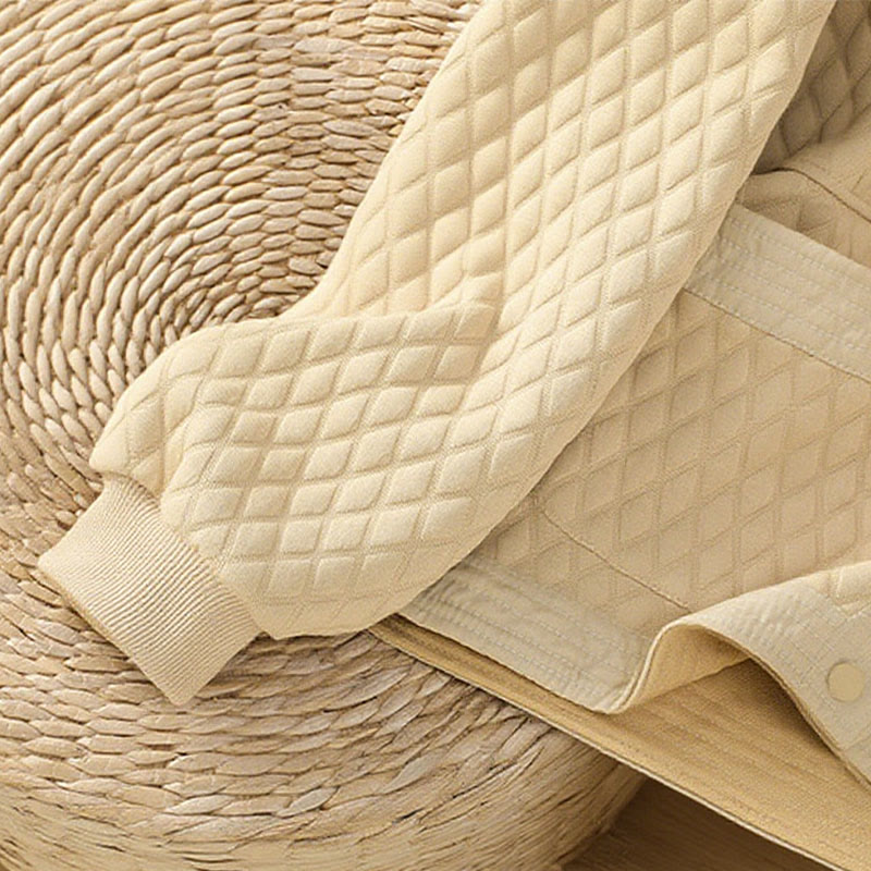 Retro Plain Women's Cotton Long Sleeve Jacket With Pockets - Image 6