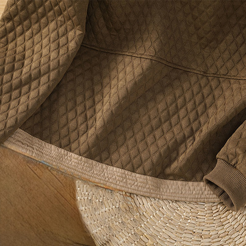 Retro Plain Women's Cotton Long Sleeve Jacket With Pockets - Image 35