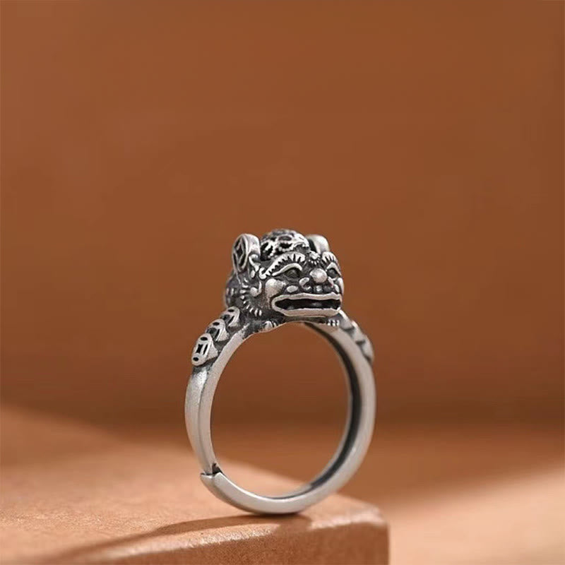 Lucky FengShui PiXiu Copper Coin Rotatable Ring