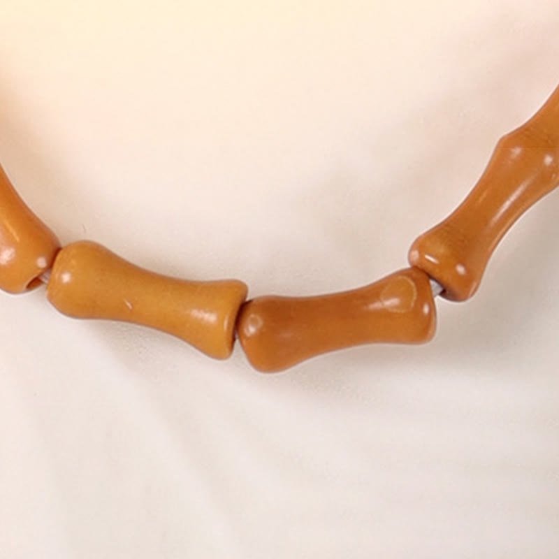 Olive Pit Bead Copper Coin Inner Strength Ring - Image 5