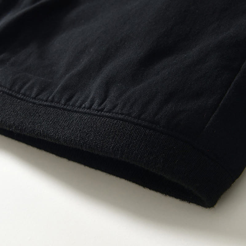 Fall Solid Long Sleeve Buttons Down Men Cotton Shirt With Pockets - Image 14