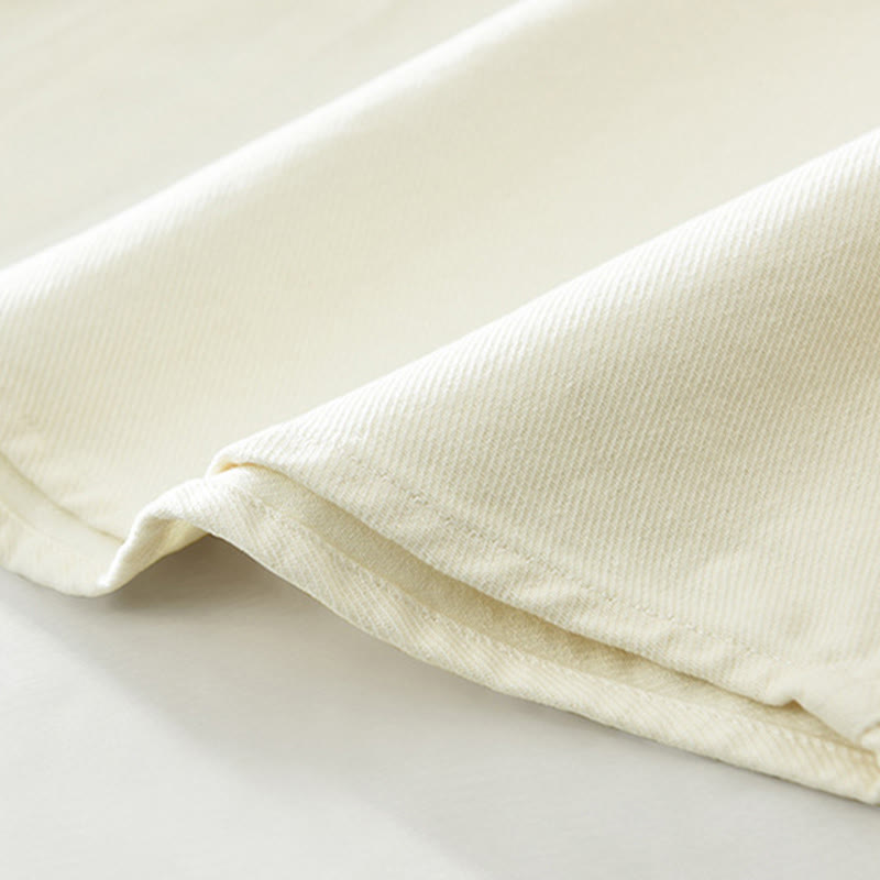 Spring Commute Buttons Long Sleeve Shirt Men Cotton Clothing With Pockets - Image 12