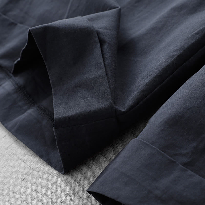 Casual Plain Polyester Women's 7-8 Length Wide Leg Pants With Pockets - Image 15