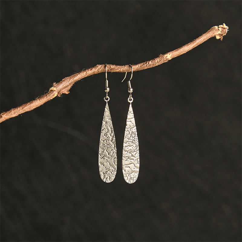 Elegant Titanium Steel Balance Hammer Marks Earrings - Image 4